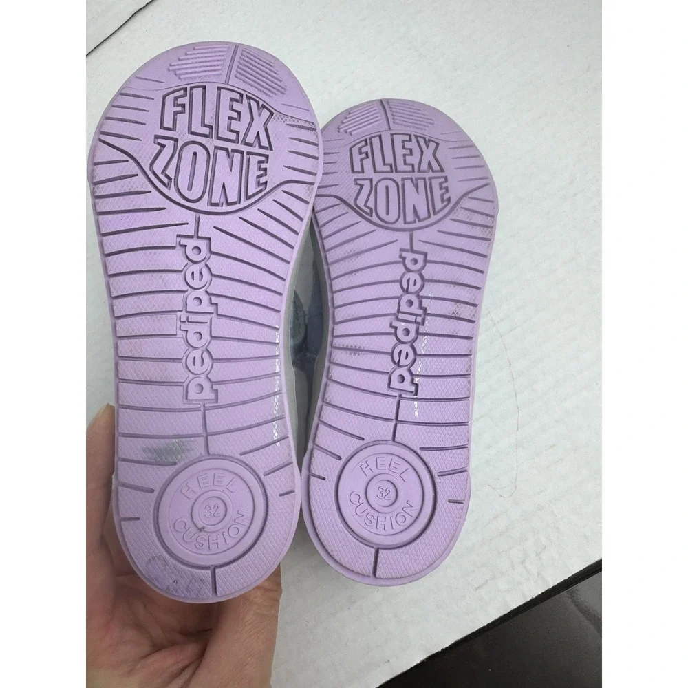 PEDIPED Flex Fit Barbara Eyelet Mary Jane Shoe Blue girls‎ size 1